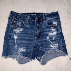 AMERICAN EAGLE SUPER STRETCH HI-RISE SHORTIE